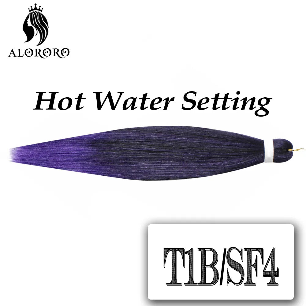 Long Easy Jumbo Tranças Extensões de cabelo sintético, Kanekalon para Crochet, Yaki Straight Trança, Box Cabelo Trançado, 20 ", 26", 30"