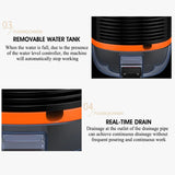 Dehumidifier Moisture Absorbers Air Dryer With 800ml Water Tank Quiet External Water Pipe For Home Basement Bathroom Wardrobe