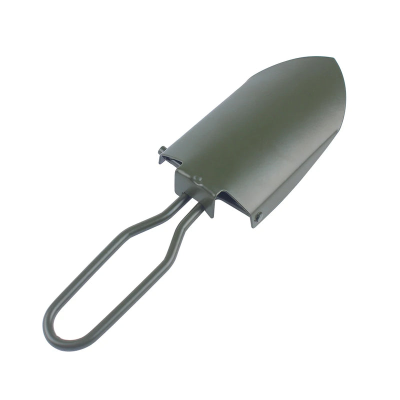 Mini Stainless Steel Garden Tools Collapsible Folding Shovel Camping Spade Gardening Tool Cloth Package