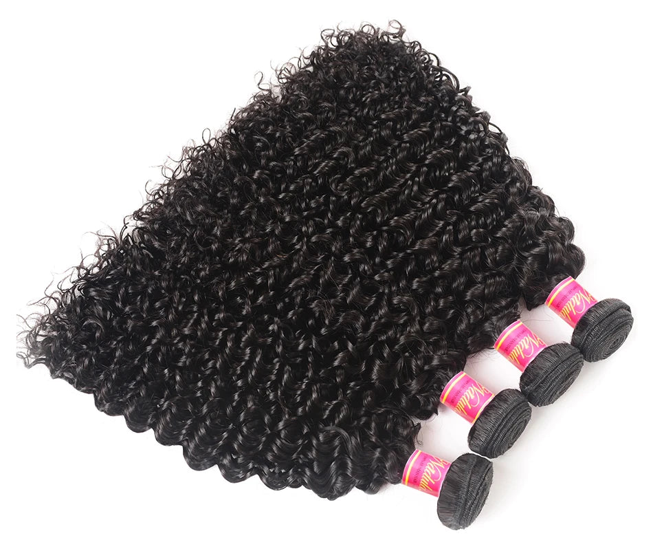 Kit mechas de cabelo humano cacheado natural - Cabelo virgem