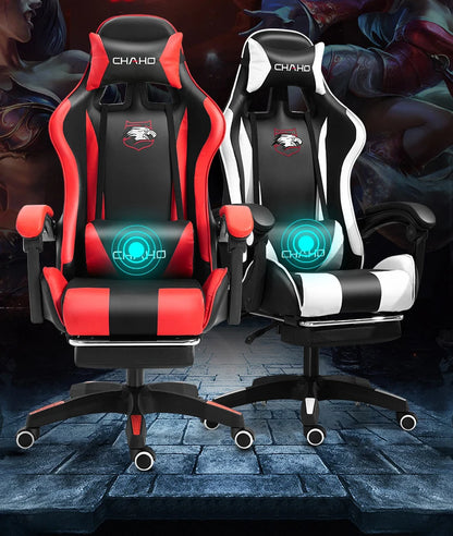Silla de juegos WCG para oficina, cojín de látex, silla de computadora con Bluetooth, silla BOSS de cuero de alta calidad, silla de carreras con ancla de Internet LOL