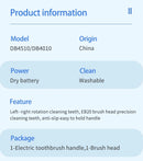 Oral B Sonic Electric Toothbrush Battery Powered 2D Rotating Tooth Brush Oral Hygiene Dental Teeth with Replaceable Heads
