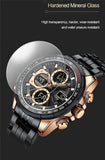 NAVIFORCE Top Brand Luxury Classic Men's Watch Quartz Digital Male Clock Military Sport Silver Stainless Steel Man Wristwatch 9197