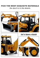 Huina 1/50 Miniatures of Metal Car Loader Truck Loader Excavator crawler Model Crawlers Toys for Boy Diecasts Toy Vehicles