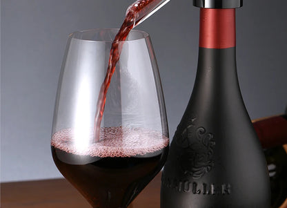 Decantador eléctrico USB Decantador eléctrico inteligente de vino tinto Decantador eléctrico neumático fácil de limpiar Dispensador de vino creativo