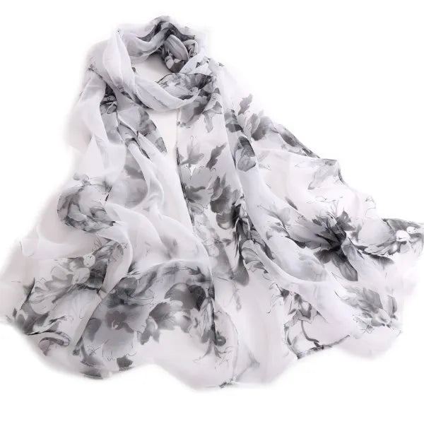 hot  printing new brand women scarf spring summer silk scarves shawls and wraps lady pashmina beach stoles hijab foulard