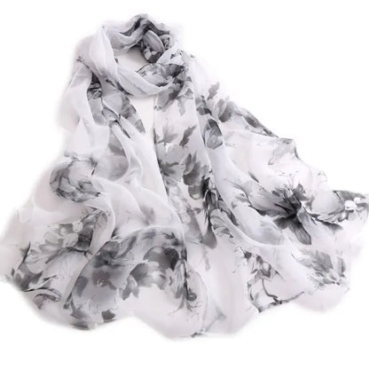 hot  printing new brand women scarf spring summer silk scarves shawls and wraps lady pashmina beach stoles hijab foulard