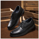 BHKH Male Sneakers Autumn/Winter traf Leather Men Casual Shoes Business Work Office Lace-up Dress shoes For Men Size47