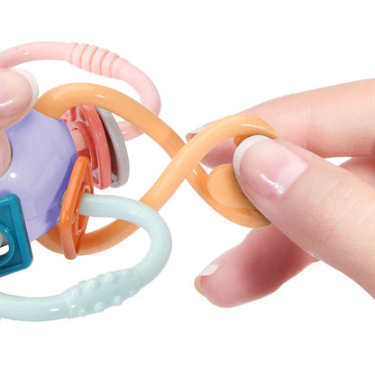 Baby Toys 0 6 Months Rattle Teether Development Games Sensory Toys Soft Silicone Teether Chewable For Newborns Babies 12 Months