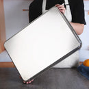 Rectangle Steamed Sausage Noodles Storage Trays Stainless Steel Fruit Dish Restaurant Hotel Kitchen Pastry Food Baking Plates