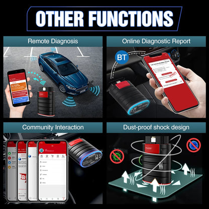 THINKCAR Thinkdiag hot Version Full System all car 16 Reset Service 1 Year Free OBD2 Diagnostic scan Tool Active Test ECU Coding