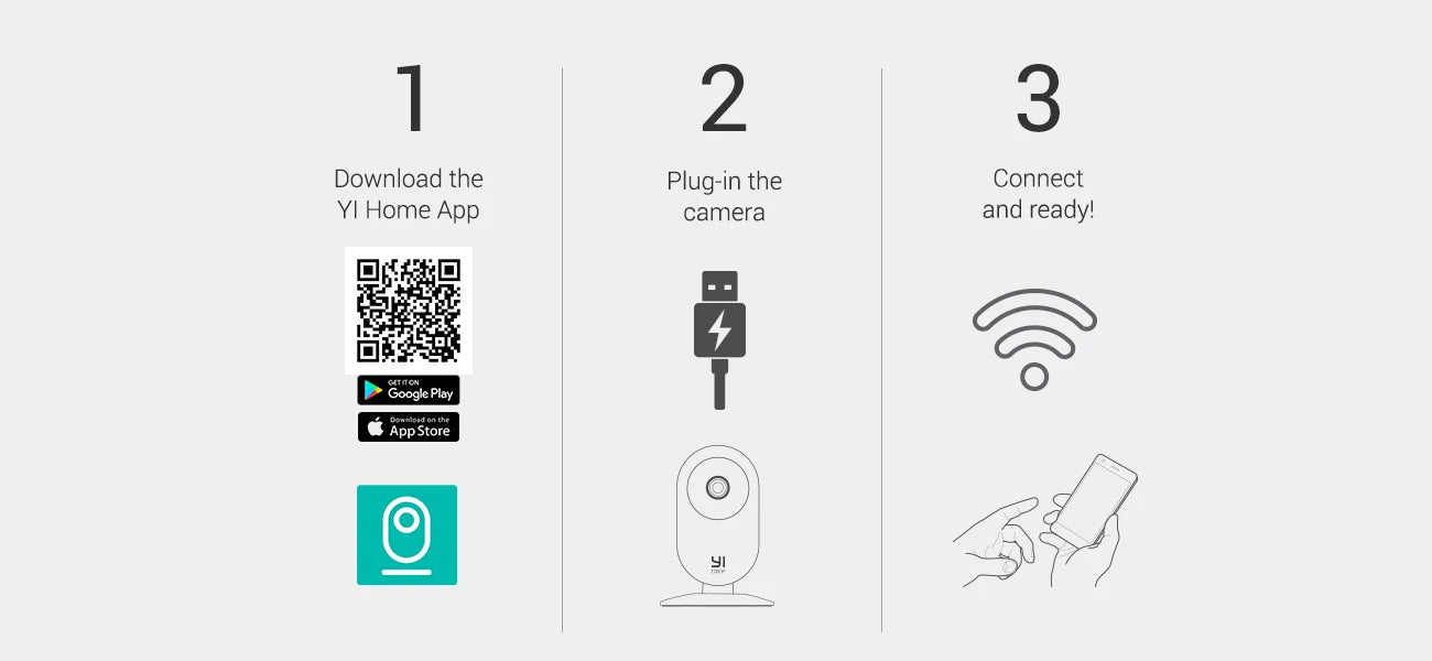 YI Pro 2K Wifi Home Camera 2/4pcs Kit 3MP with Night Vision IP Security Protection AI Powered Human/Sound Detection