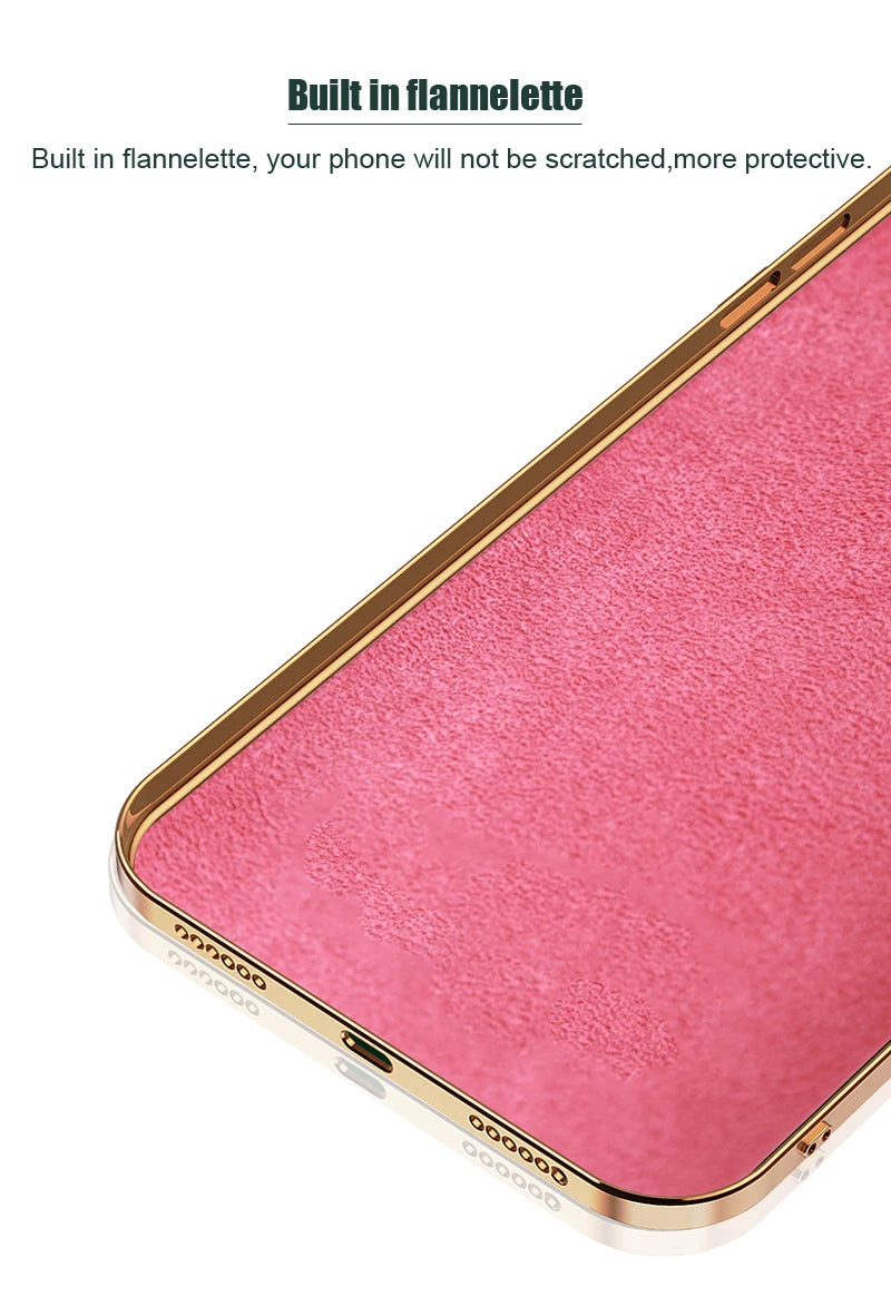 Luxury Plating Silicone Case For Xiaomi Mi 13T 13 11T 12T Mi11T 14 Mi14 Mi11T Mi12T Mi13T Full Protective Cover With Ring Holder
