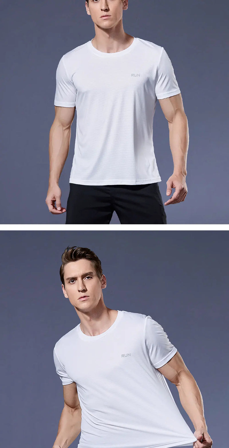 Multicolor Summer Short Sleeve Sport Shirt High Quality Gym Clothing Men Jersey Fitness Shirt Trainer Running T-Shirt Sportswear