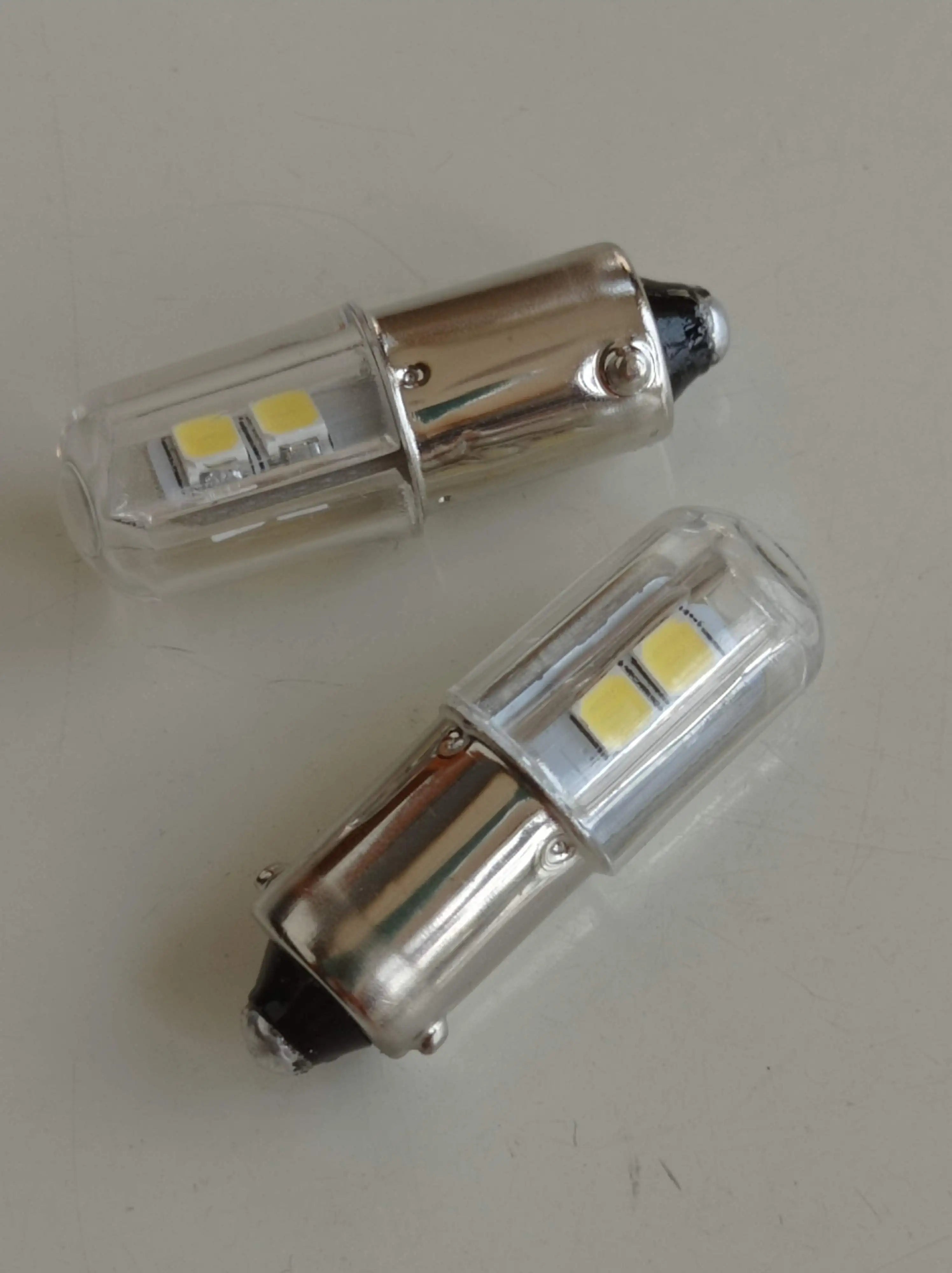 2PCS  BA9S T4W LED Car light bulb T2W T3W H5W interior Car LED License Plate light DC12V 12913 12910 12929 BA9 57 756 1816  1891