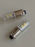 2PCS  BA9S T4W LED Car light bulb T2W T3W H5W interior Car LED License Plate light DC12V 12913 12910 12929 BA9 57 756 1816  1891