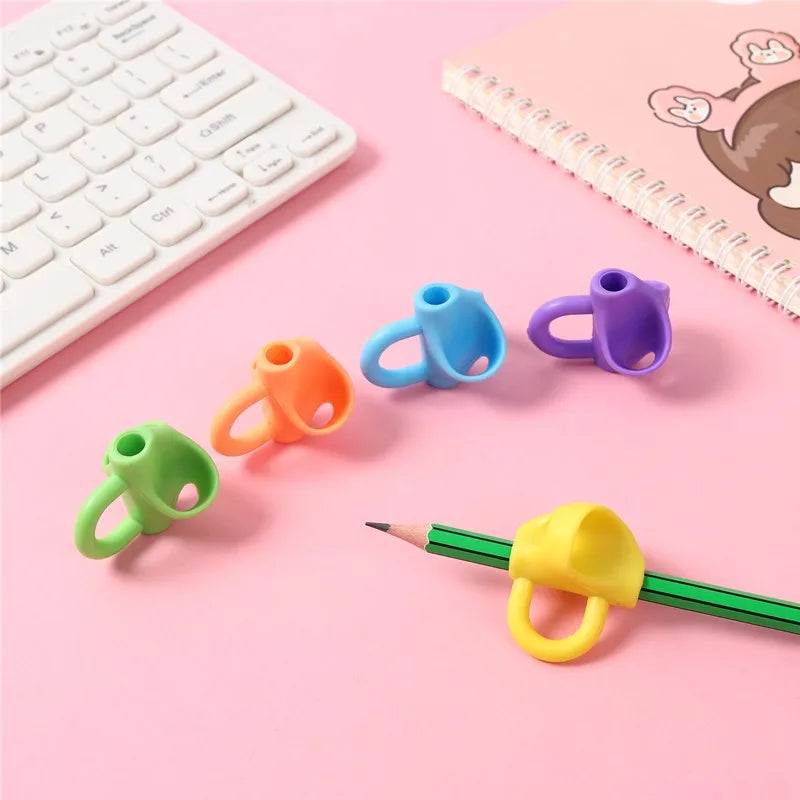 3-100PCS Three Finger Writing Corrector Pencil Holder Children Kid Learning Holding Device Correcting Pen Holder School Supplies