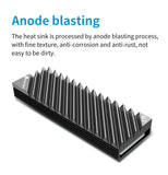 JONSBO M.2 2280 Solid State Hard Disk Aluminum Heatsink with Thermal Pad for m2 Desktop PC Thermal Gasket PC Accessories