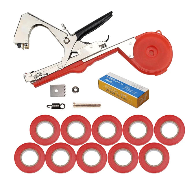 Onnfang Plant Tying Tapetool New Branch Machine Vegetables Fruit Flower Handle Tapetool Stem Strapping tape Garden tool Tapes
