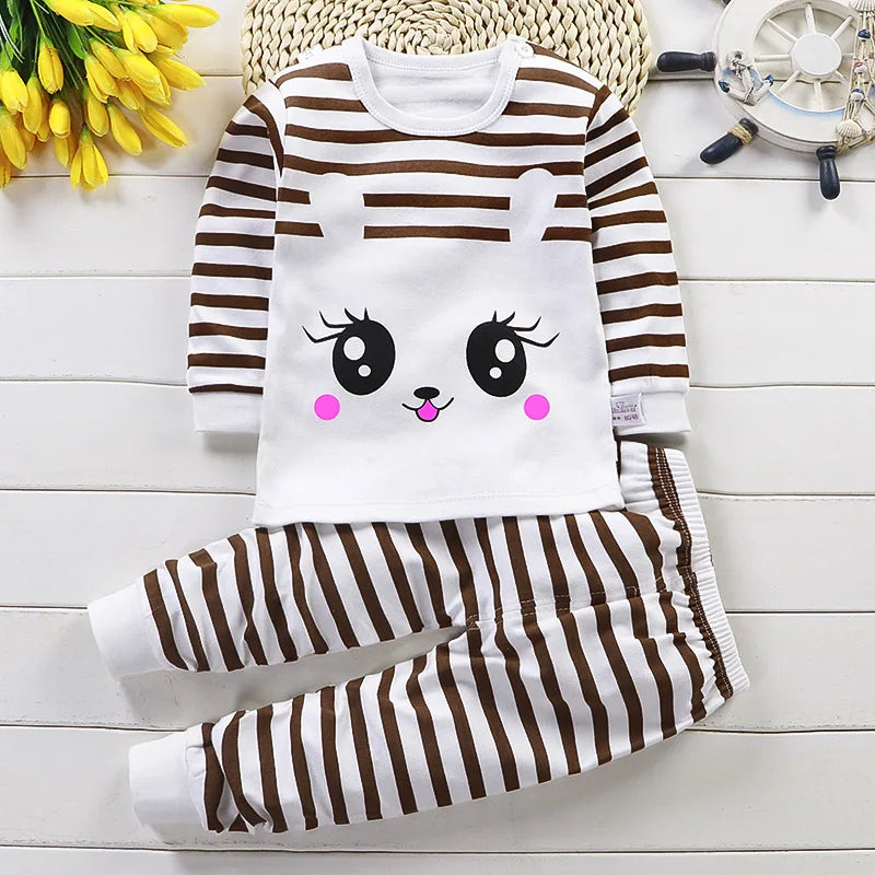 Ropa para niños conjuntos para niños ropa para niños niñas algodón Otoño Invierno ropa pantalones ropa de dormir ropa interior regalo de Navidad