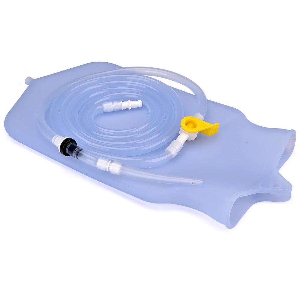 Reusable Enema Bag Colon Irrigator Feminine Hygiene Health Care Weight Loss Silicone Water Detox Douche Anal Vagina Cleaner