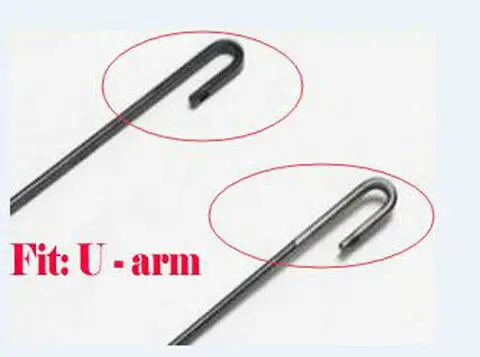 Car Windshield Wiper blades U-type Universal Soft Rubber Frameless Bracketless car wipers 14" 16" 17" 18" 19" 20" 21" 22" 24"26"