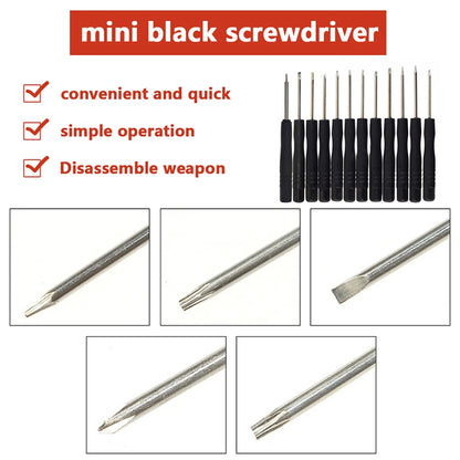 12pcs/set Mini Multi-Function Precision Screwdriver Set Smartphone Tablet Repairing Tools Set