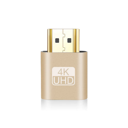 Adaptador de pantalla virtual VGA 4K compatible con HDMI 1.4 DDC EDID, conector ficticio, emulador de pantalla fantasma sin cabeza, placa de bloqueo de tarjeta de video