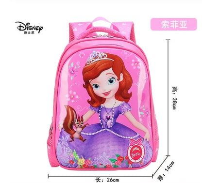Cartoon schoolbag Frozen elsa Anna girls cute primary school bag kindergarten Cute backpack