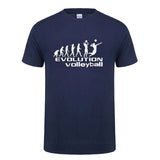 Evolution Sports Playing Volleyball Tshirts for Men HipHop Streetwear T-Shirt Camisetas 2023 Classic Popular Tee Shirt Men