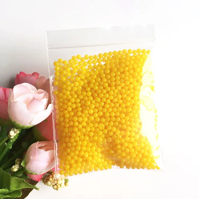 200 unidades/bolsa de 2,5-3 mm de perlas de hidrogel de agua y cristal Orbiz, bolas de cultivo de polímero para flores, decoración del hogar y bodas. 