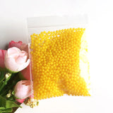 200 unidades/bolsa de 2,5-3 mm de perlas de hidrogel de agua y cristal Orbiz, bolas de cultivo de polímero para flores, decoración del hogar y bodas. 