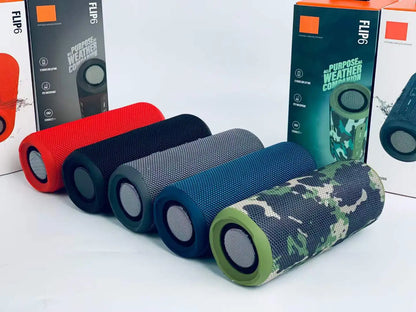EONKO FLIP6 Portable Stereo Wireless Bluetooth Speaker with TF USB FM AUX Handsfree TWS Power Bank Type C Charging