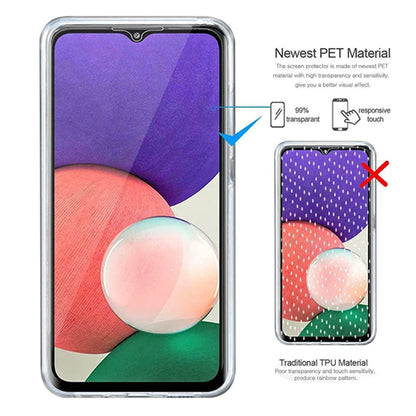 360 Full Body Case For Samsung Galaxy A12 A21S A20E A50 A70 A40 A10 A41 A42 A51 A71 Double Side TPU Clear Funda