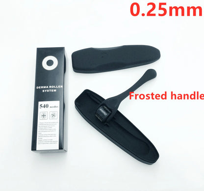 Derma Roller para pele, barba e cabelo, Needle-Micro Face Roll Tool, 540 agulhas para crescimento facial, corporal e capilar, 0.2mm, 0.25mm, 0.3mm