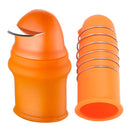 Silicone Thumb Knife Finger Protector Gears Cutting Vegetable Harvesting Knife Pinching Plant Blade Scissors Garden Tools