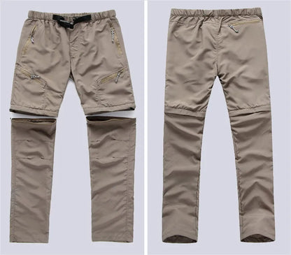 Hiking Pants Men Summer Quick Dry Outdoor Waterproof Breathable Trousers Tactical Travel Camping Trekking Remove Trousers Shorts