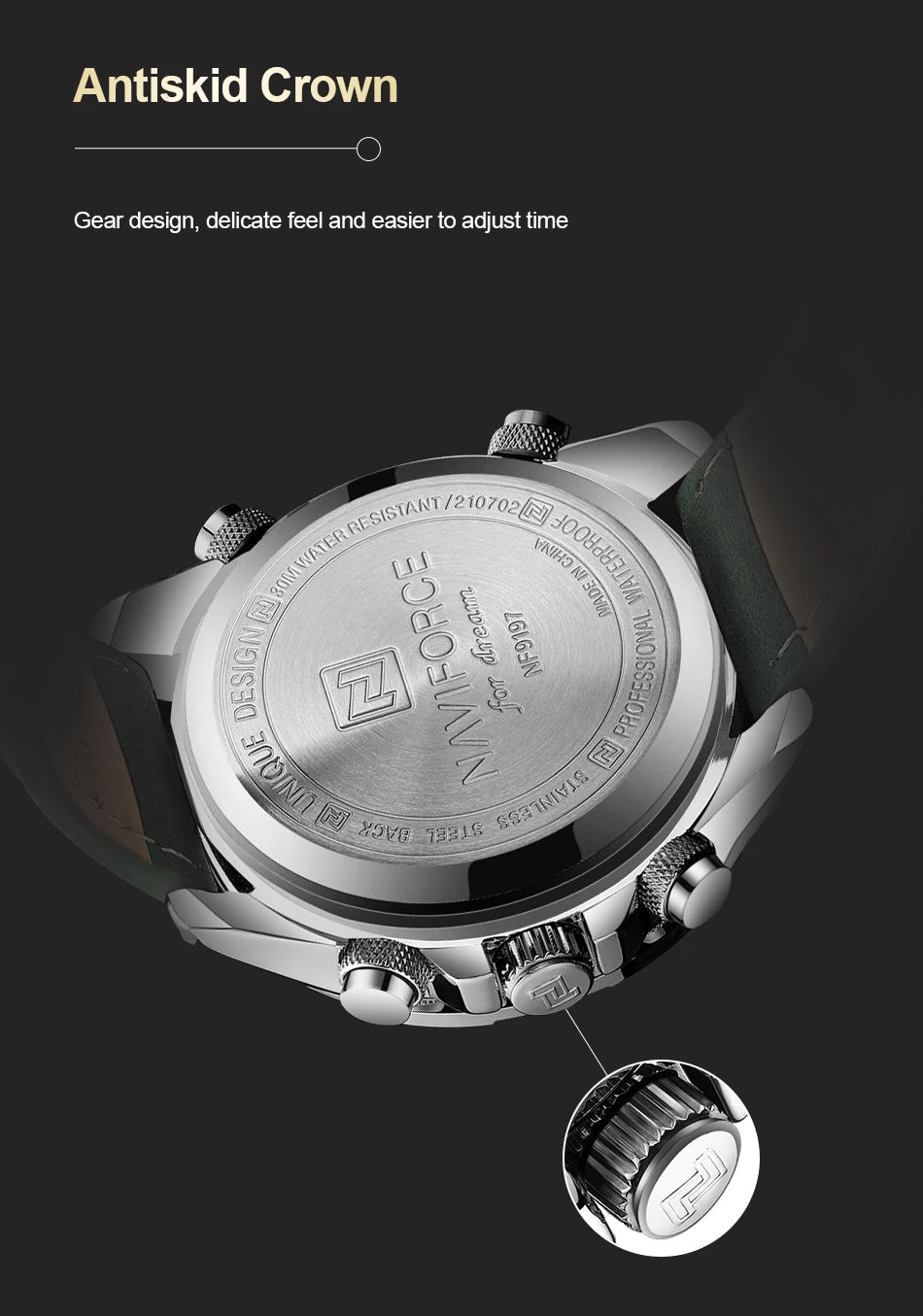 NAVIFORCE Fashion Military Watches for Men Luxury Original Sports Chronograph Watch Waterproof Quartz Clock Digital WristWatch