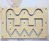 Montessori Busy Board Accessories Wood DIY Toy Material Education Activity Board Parts Toys For Children Basic Skills Learning