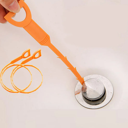 Limpiador de fregaderos de cocina, ganchos para tuberías, palitos para desatascar tuberías, resorte para dragado de alcantarillado, herramienta para dragar el cabello, accesorios de baño