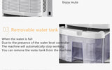 2.2L Intelligent Remote Dehumidifier Air Dryer Purifier Humidity-control Defrost Automatic Shut-down Moisture Absorption Machine