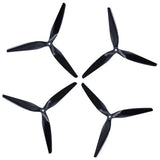 Hélice HQ Macroquad HQProp 10x5x3 9x5x3 1050/9050 de 10 y 9 pulgadas, 3 palas, de nailon reforzado con carbono negro para drones RC FPV 