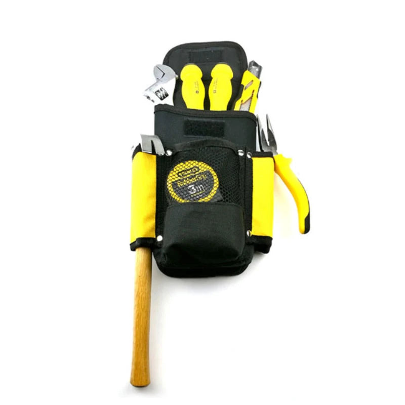 Stanley-Durable impermeável cintura ferramenta sacos, tricô hip ferramentas saco, Nylon isqueiro, tamanho pequeno