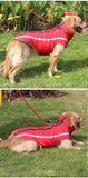 Waterproof Dog Clothes for Large Dogs Winter Warm Big Dog Jackets Padded Fleece Pet Coat Safety Reflective Design Dog Clothing