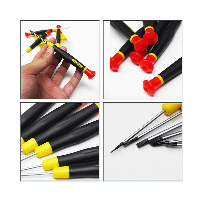 Stanley-mini parafusadeira de precisão com ponta plana, 1.0mm, 1.6mm, 1.8mm, 2.0mm, 3mm, ferramentas para abertura