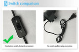20/28W Electric Aquarium Fish Tank Water Change Pump Aquarium Cleaning Tool Water Changer Gravel Cleaner Siphon Filter Pump