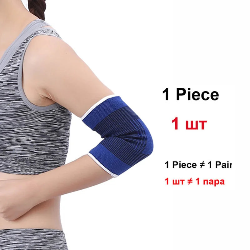 1 Pcs Sport Knee Support Elbow Protect Tom's Hug Brand Breathable Kneepads Relieve Arthritis Injury Bandage Knee Guard Blue
