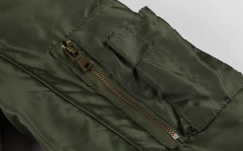 Brand Men's Winter Jacket Coat Male Parkas Military Fur Collar Hooded Fleece Thicken Quilted Bomber Jackets Men Clothing A2F827
