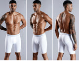 NICE Men Boxer Long leg Boxer Men Underwear Men Underpants Erkek Natural Cotton Sexy Boxer Shorts Top Brand Underwear Soft
