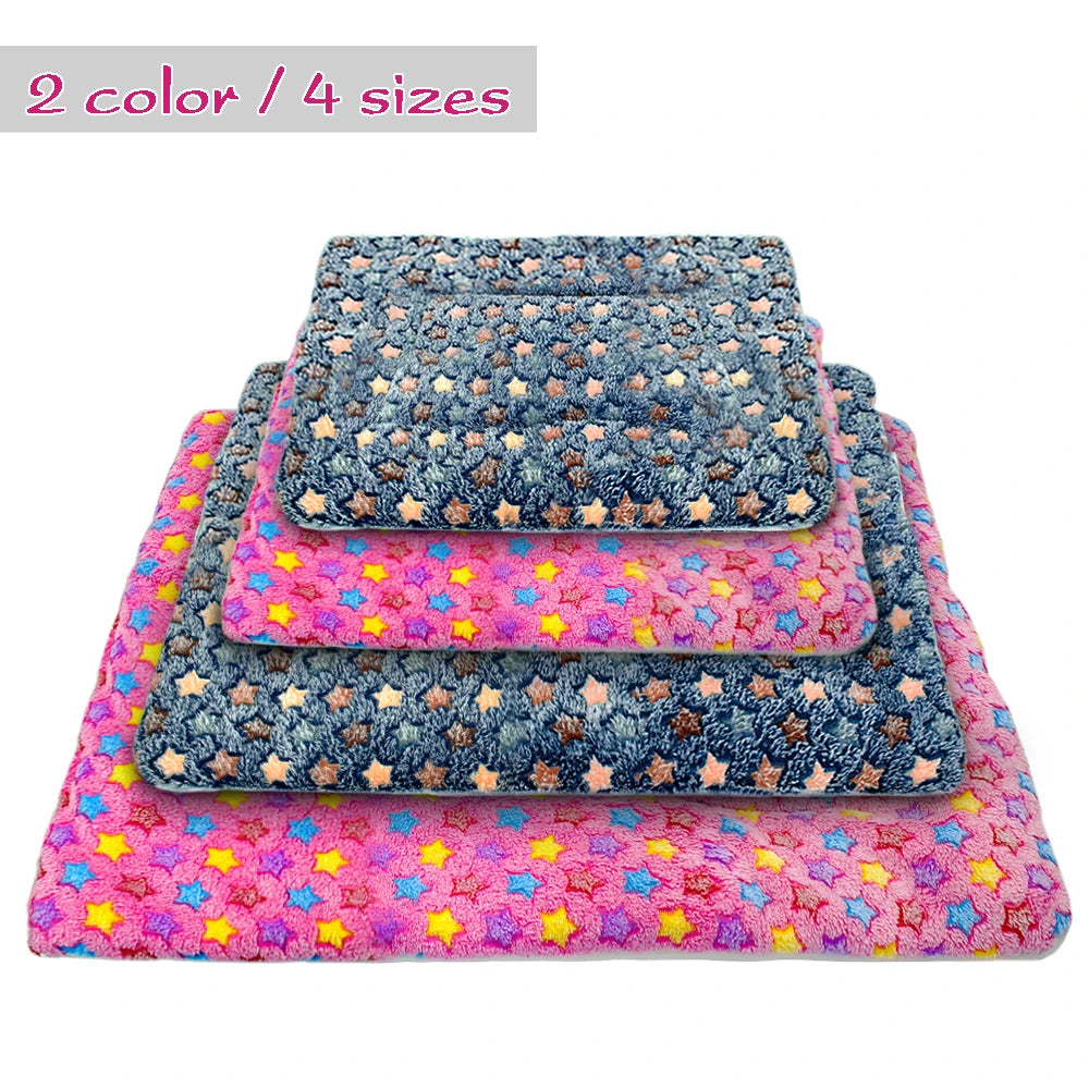 Dog Beds for Large Dogs Warm Pet Cat Bed Mat Winter Dogs Puppy Cat Bed Pet Cushion Blanket for French Bull Terrier